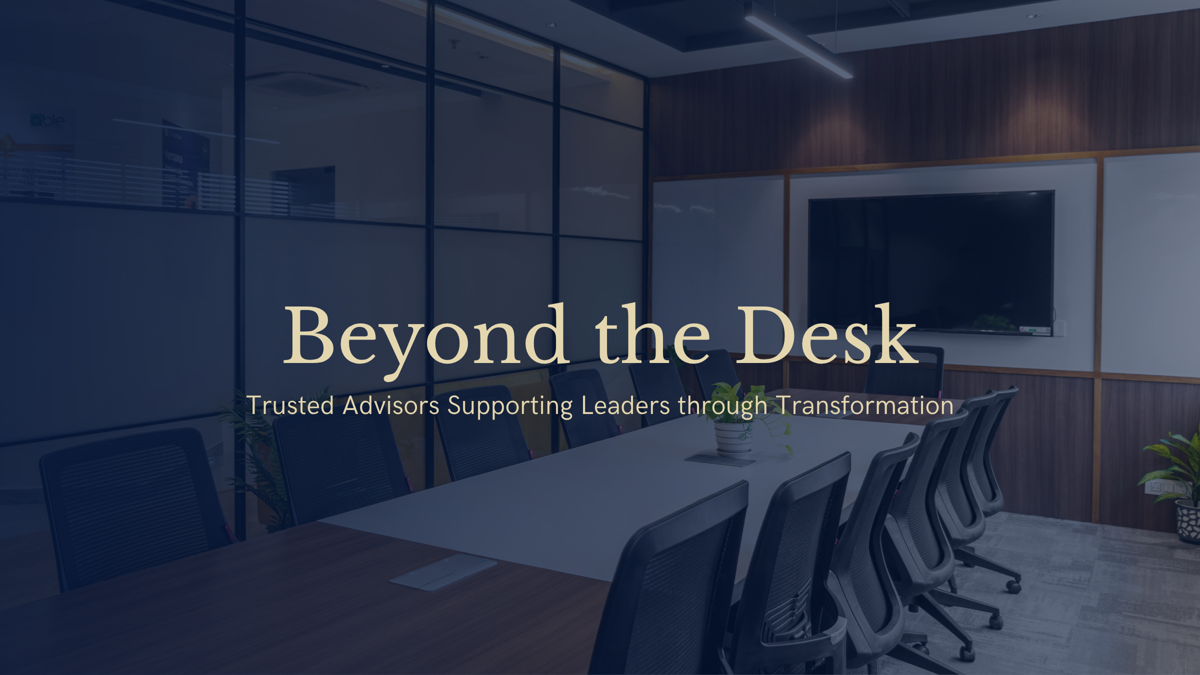 Beyond the Desk